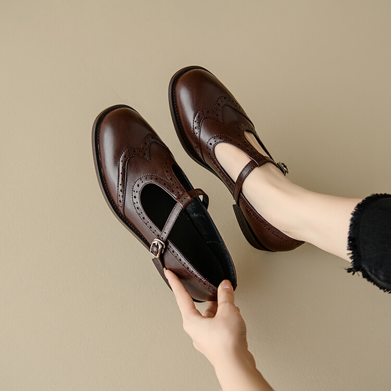 Women Shoes Heels - Nowe jesienne/wiosenne damskie czółenka buty skórzane