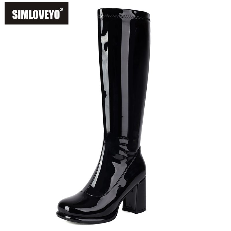 Zip Up Boots Short - SIMLOVEYO Seksowne damskie kozaki do kolan