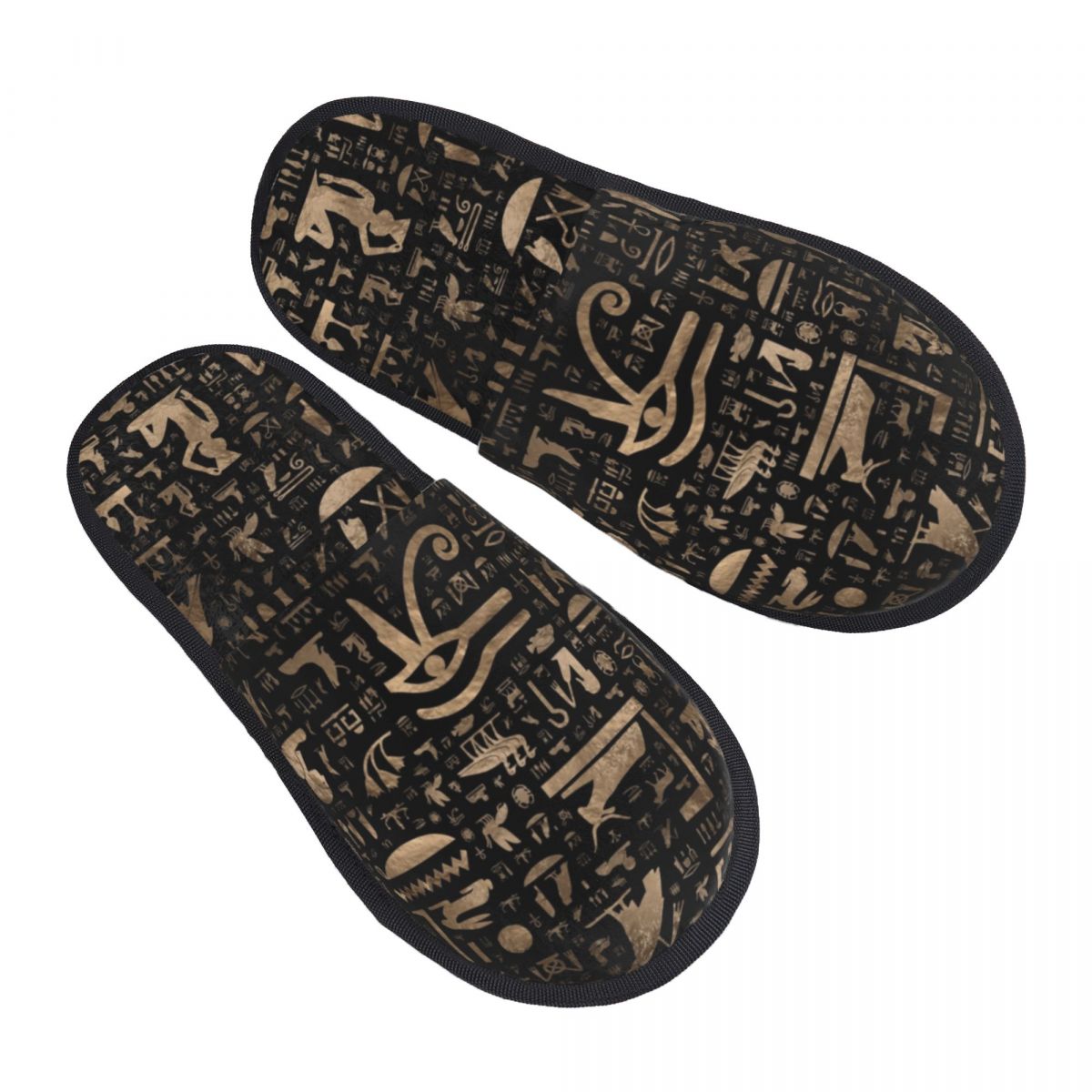 Women Shoes Egypt - Damskie kapcie z hieroglifami starożytnego Egiptu,
