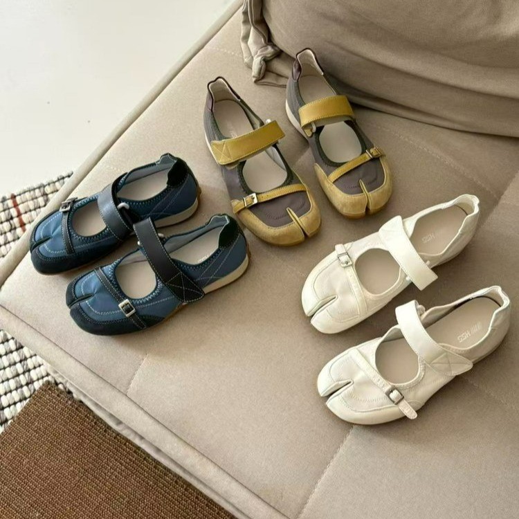 Women Shoes For Walking - Damskie buty Mary Jane z dzielonym