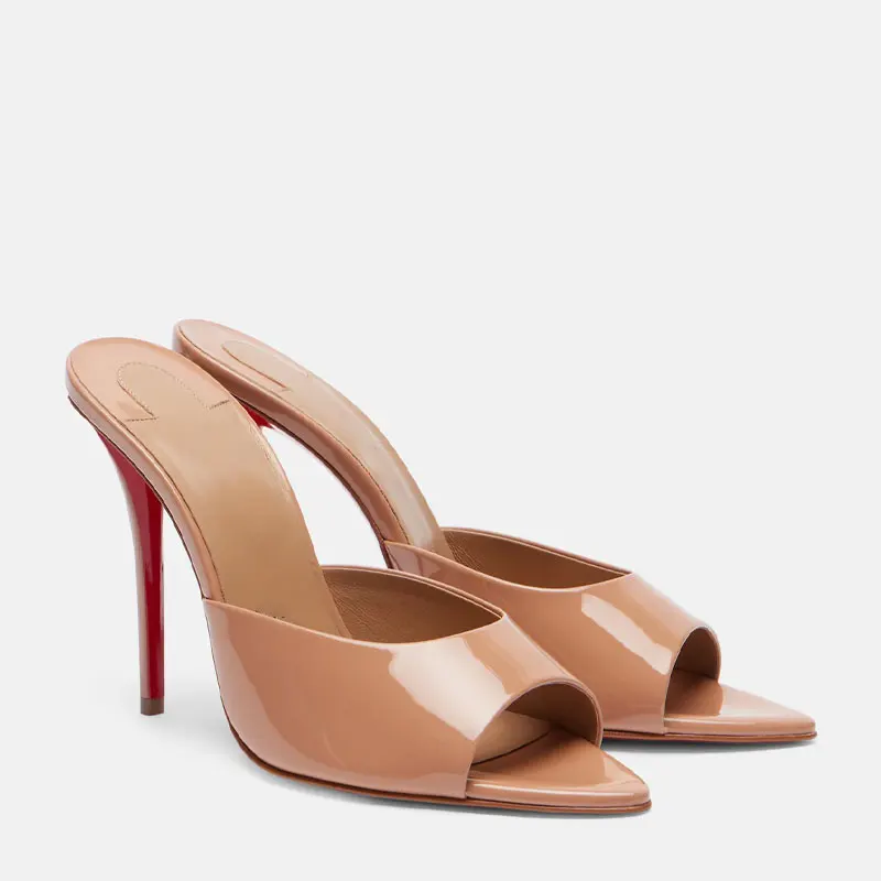 Ankle Strap Heels - Damskie buty Nowe szpiczaste sandały rzymskie