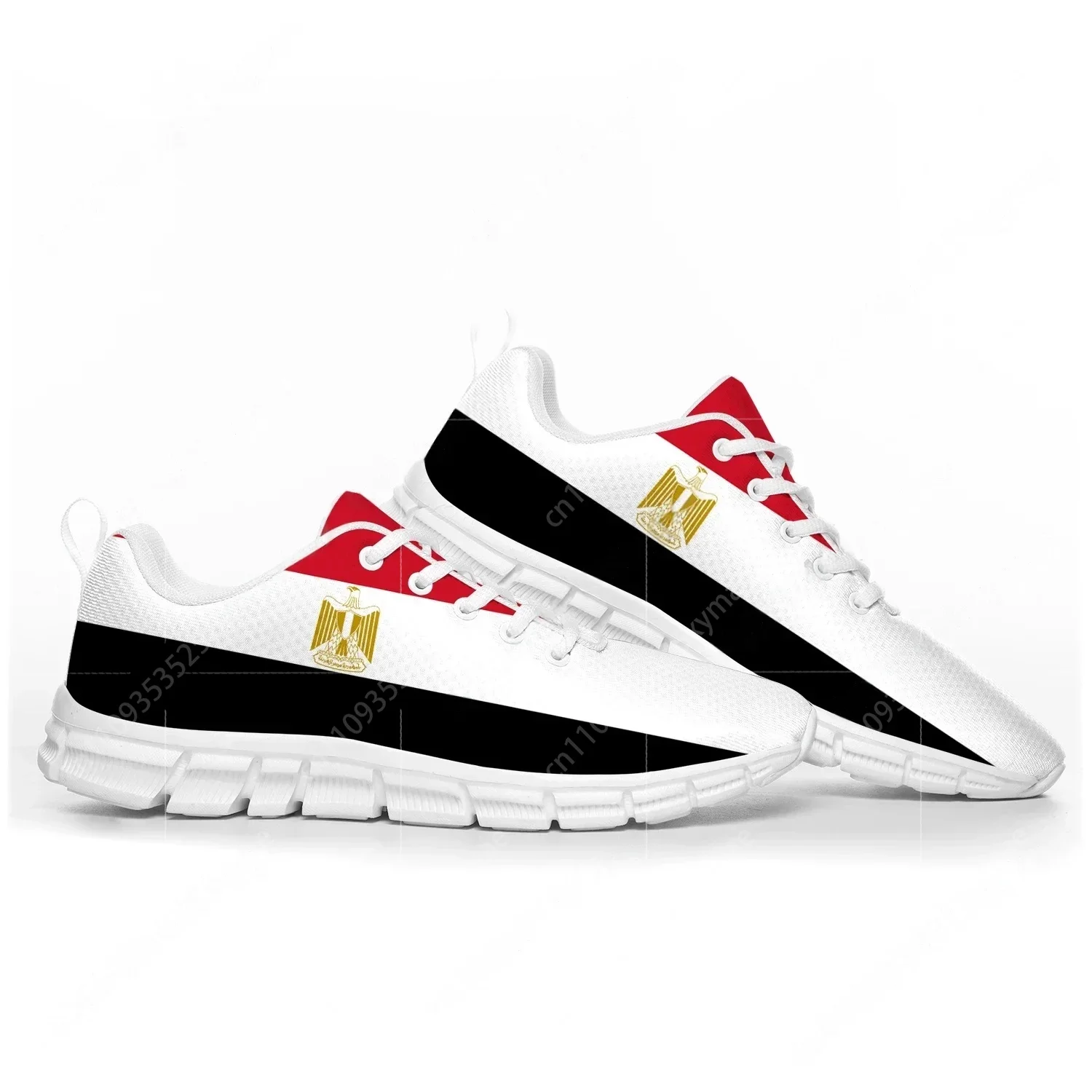 Women Shoes Egypt - Buty sportowe z motywem egipskiej flagi