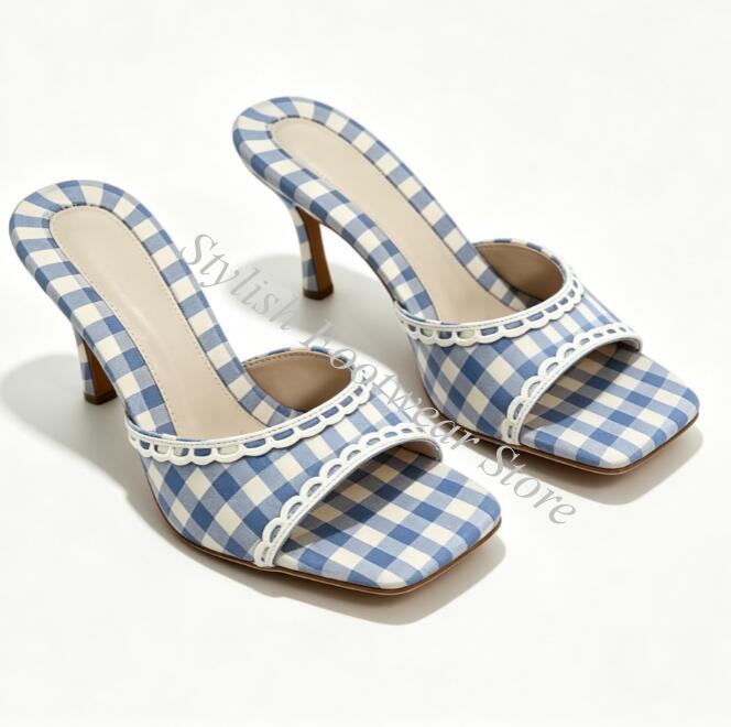 Słodkie błękitne sandały na ob – Women'S Shoes Kitten Heels recenzja i cena