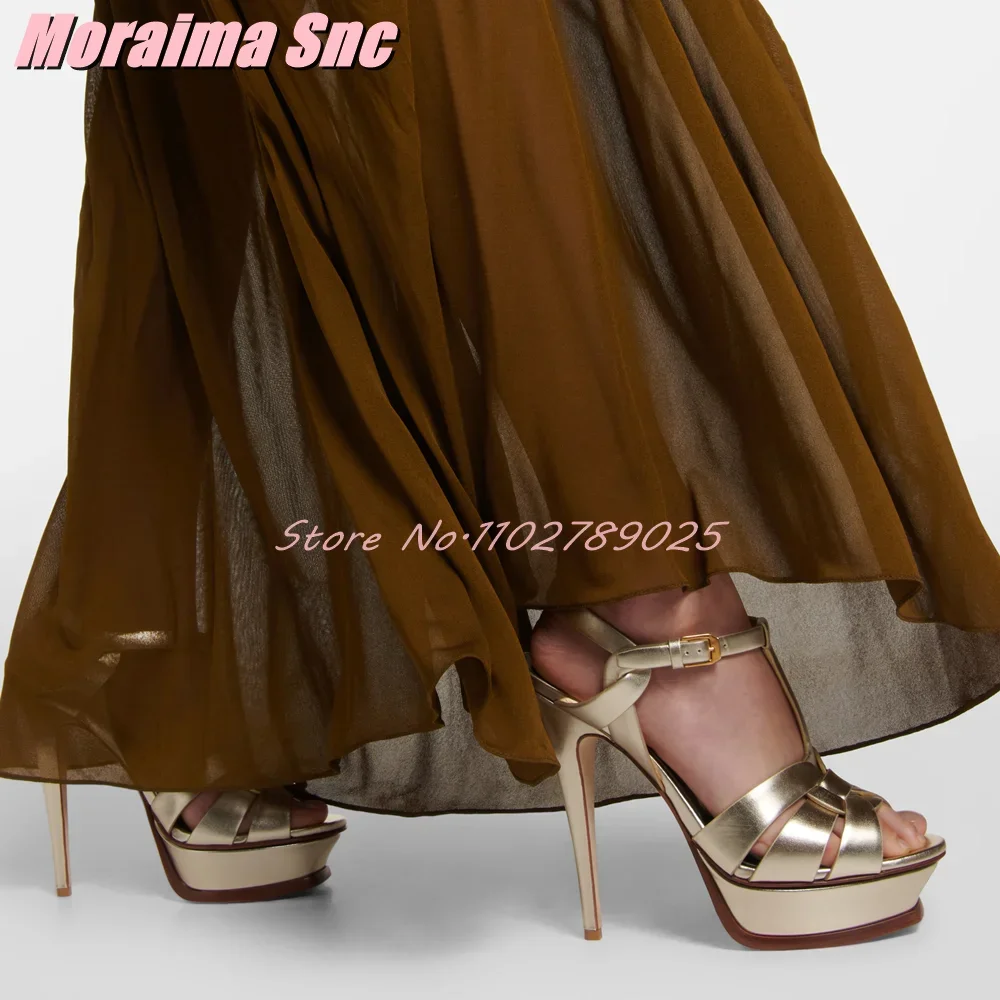 Platforma Waeve T-strap Square – Ankle Strap Heels recenzja i cena