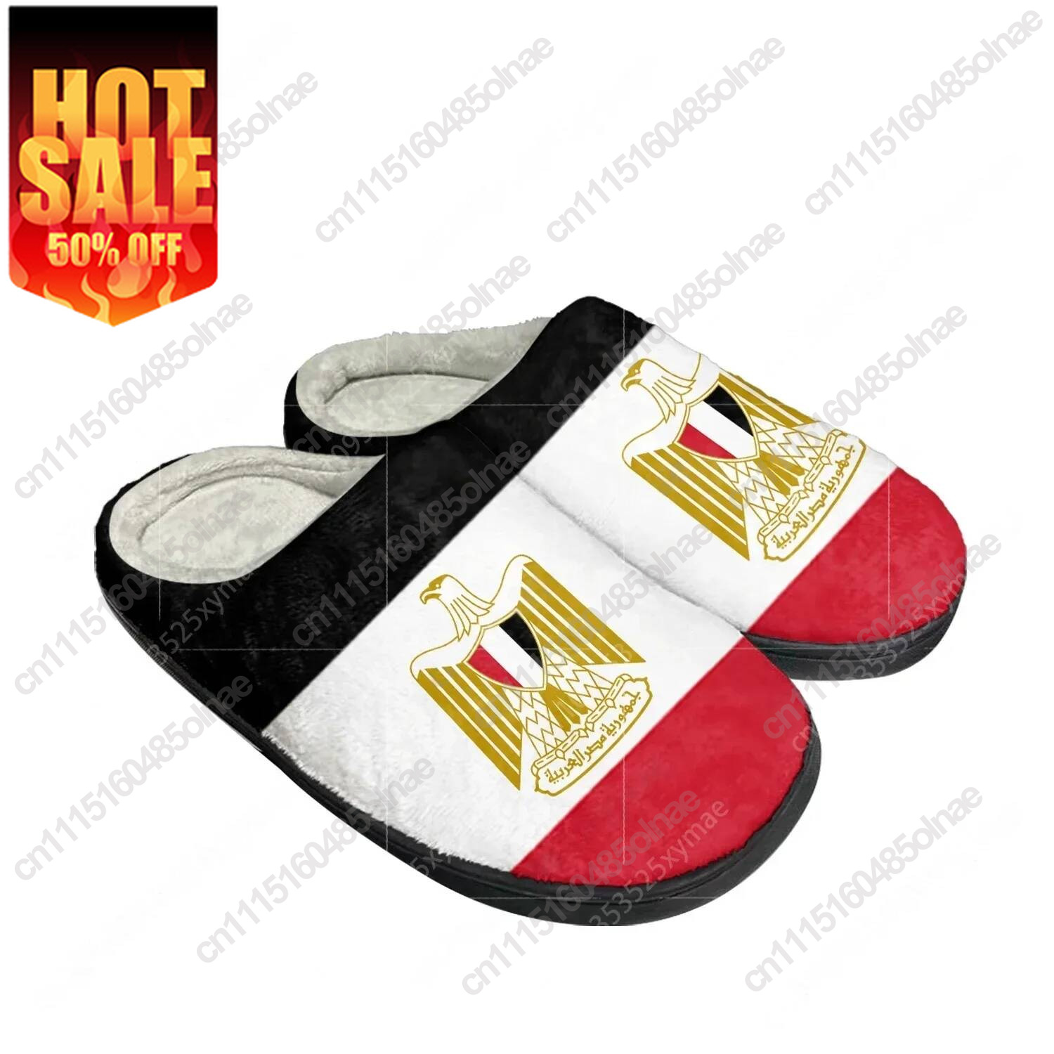 Kapcie z bawełny z motywem fla – Women Shoes Egypt recenzja i cena