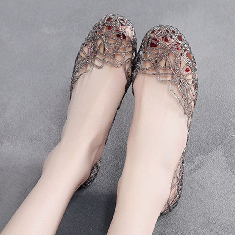 Damskie letnie płaskie sandały – Jelly Sandal Women recenzja i cena