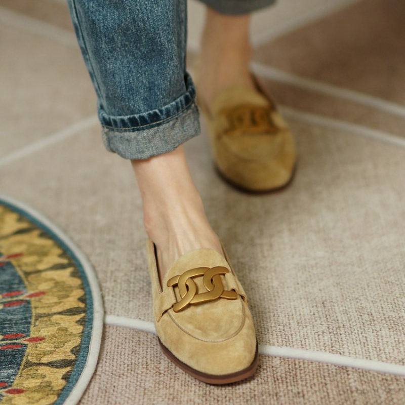 Zamszowe damskie mokasyny wios – Women'S Shoes Popular recenzja i cena
