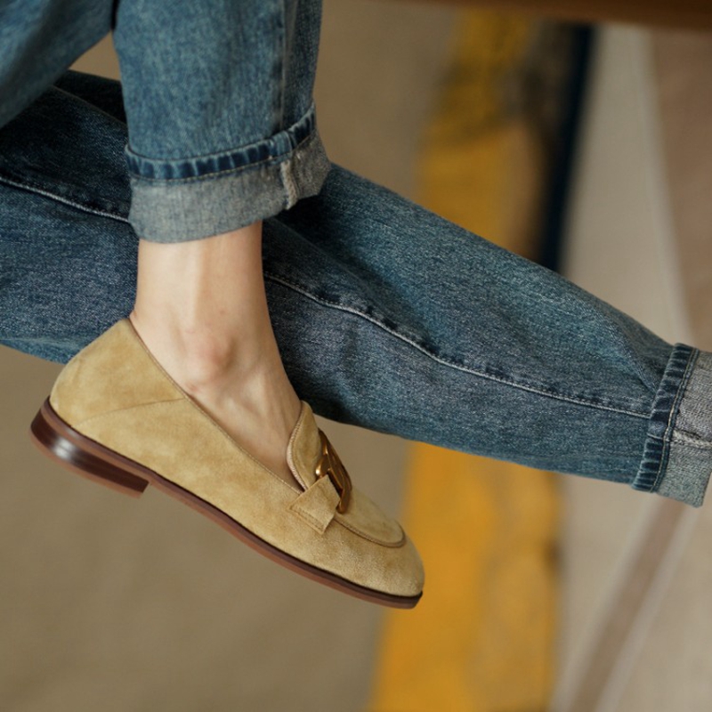 Zamszowe damskie mokasyny wios – Women'S Shoes Popular recenzja i cena
