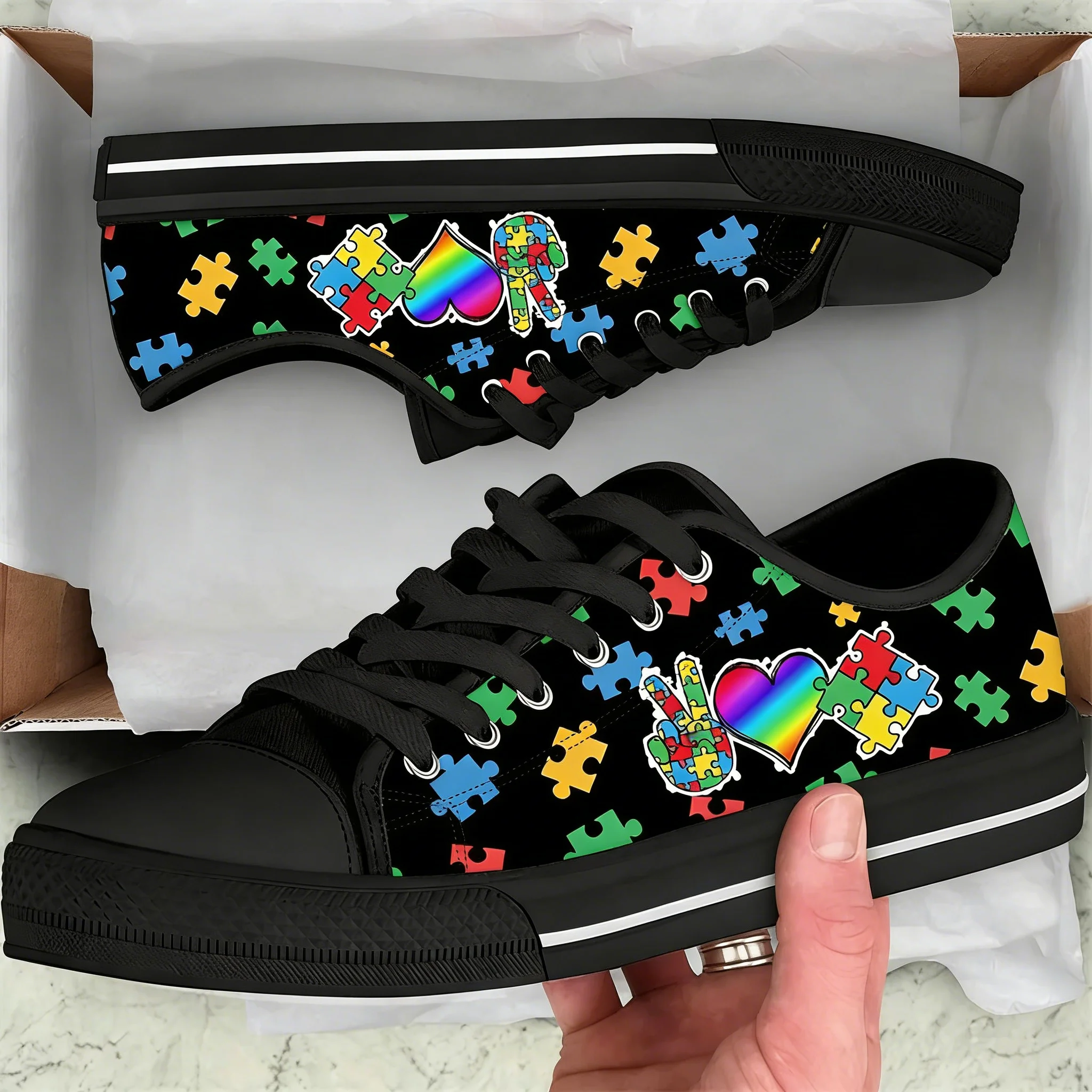 Modne damskie trampki z płótna – Women Shoes Tennis recenzja i cena