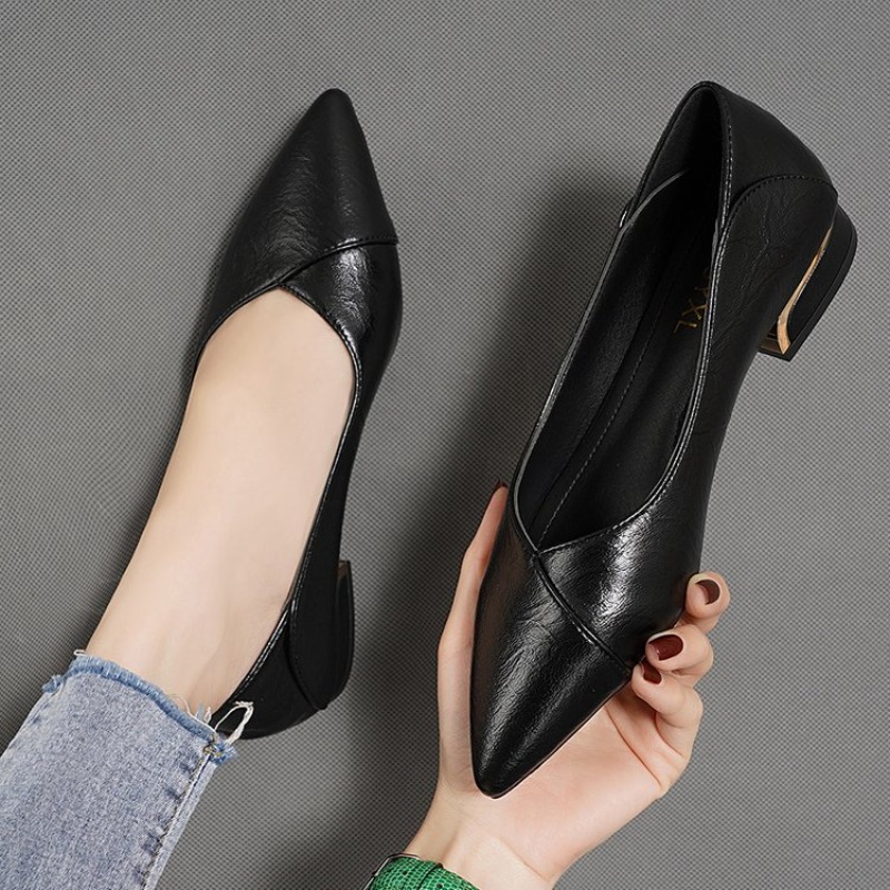 Nowe damskie skórzane buty na  – Women Shoes Heels recenzja i cena