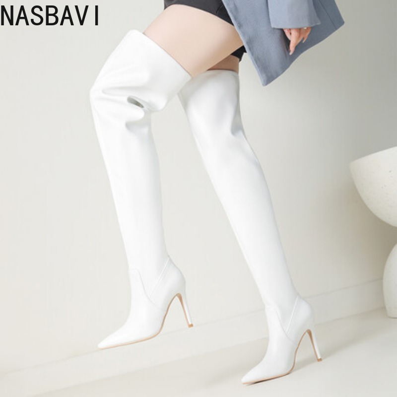 NASBAVI Czarne Szpiczaste Luks – Zip Up Boots Short recenzja i cena