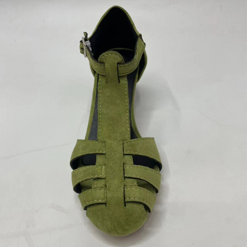Damskie zielone zamszowe sanda – Women'S Shoes Kitten Heels recenzja i cena
