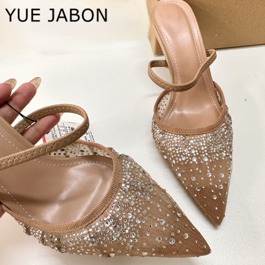 Siatkowe sandały na wysokim ob – Women Shoes Ysl recenzja i cena
