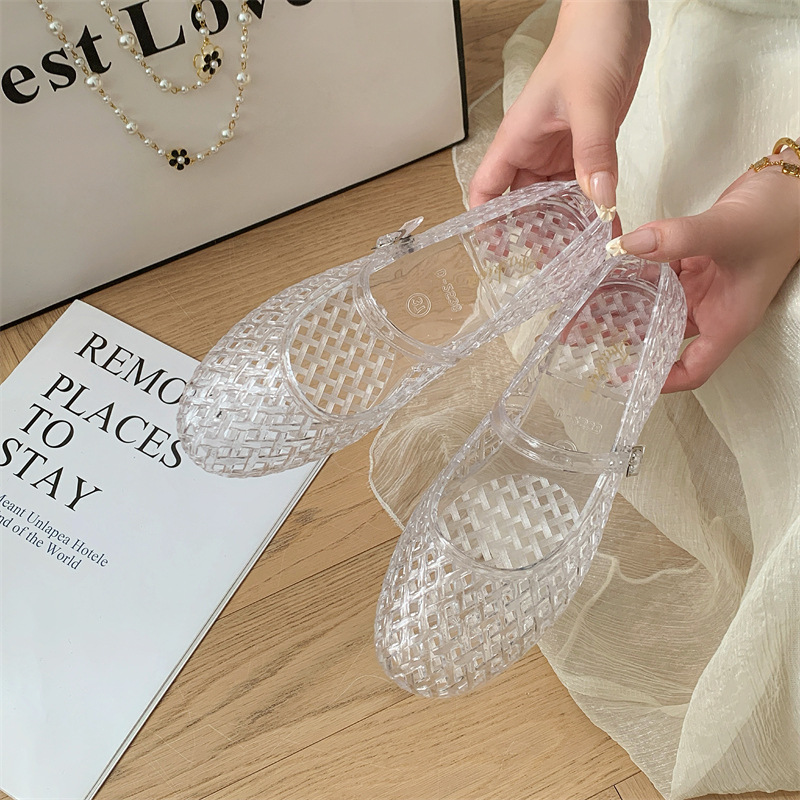Przezroczyste kryształowe dams – Jelly Sandal Women recenzja i cena