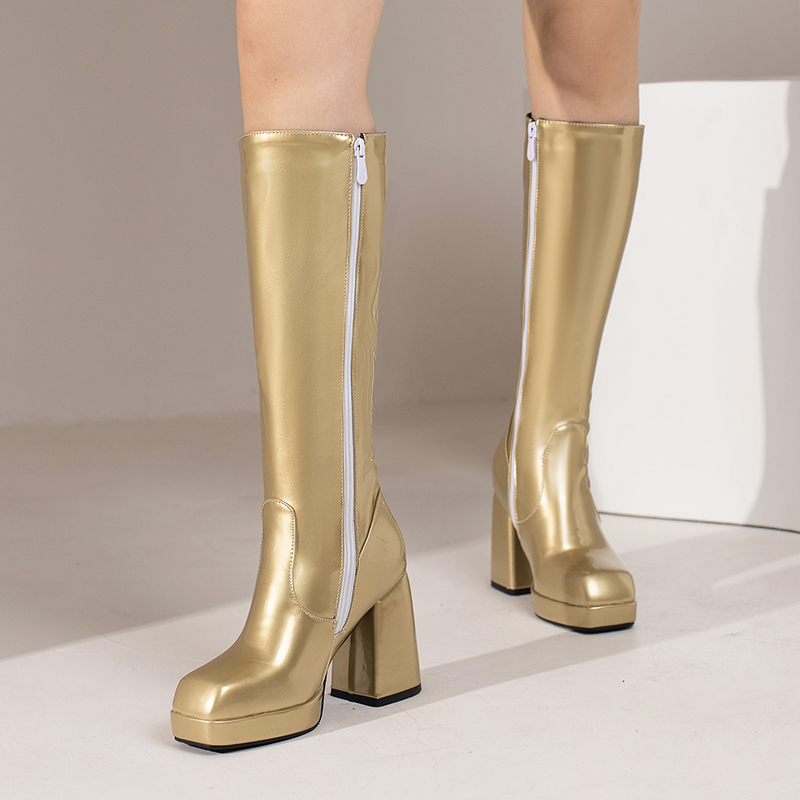 Zielone zimowe damskie buty do – Zip Up Boots Short recenzja i cena
