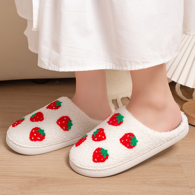 Damskie kapcie truskawkowe, do – Women Shoes On Sale recenzja i cena
