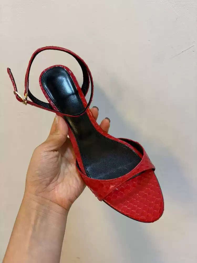 Damskie czerwone sandały z lak – Women'S Shoes Kitten Heels recenzja i cena